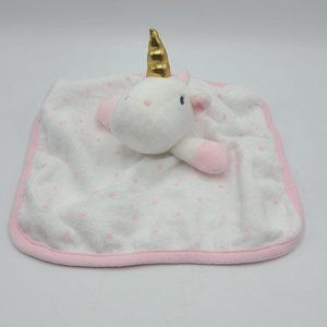 Cloud Island White Pink Gold Sparkle Unicorn Security Blanket Baby Target Lovey